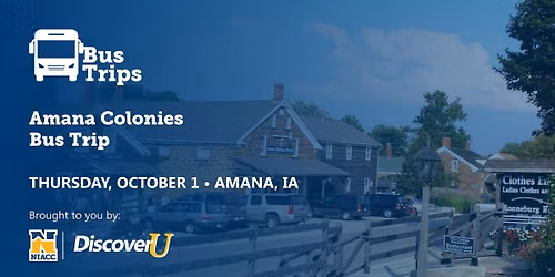 Amana Colonies Bus Trip