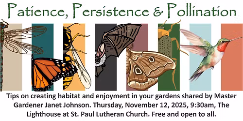 Pollinator Presentation, Columbus Garden Club Program