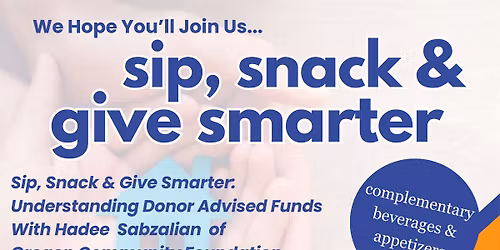 Sip, Snack, and Give Smarter