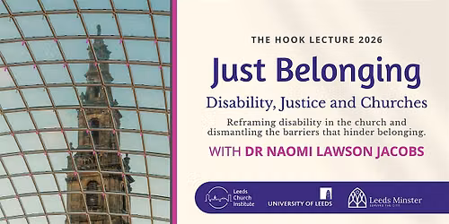 The Hook Lecture 2026: Just Belonging