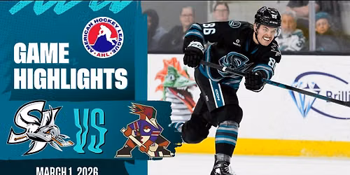 San Jose Barracuda vs. Tucson Roadrunners