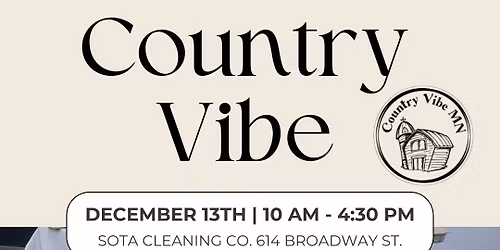 Country Vibe Pop Up Event