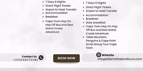 explore Cape Town, South Africa