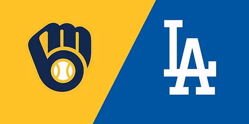 Milwaukee Brewers at Los Angeles Dodgers at Dodger Stadium