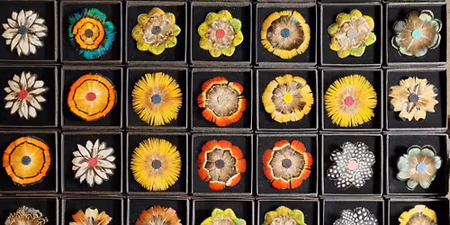 Atelier Plumasserie - Broche avec Eric