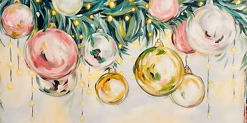 \u2018The Boughs were Hung\u2019 Paint & Sip