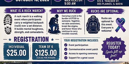 Inaugural Cody Camacho 5K Ruck March