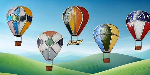 Stained Glass: Hot Air Balloons