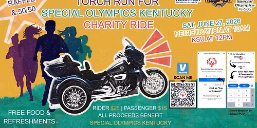 Law Enforcement Torch Run for Special Olympics Kentucky Charity Ride
