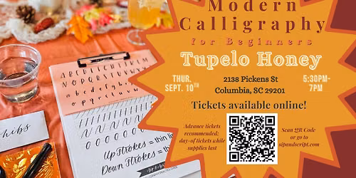 Modern Calligraphy at Tupelo Honey