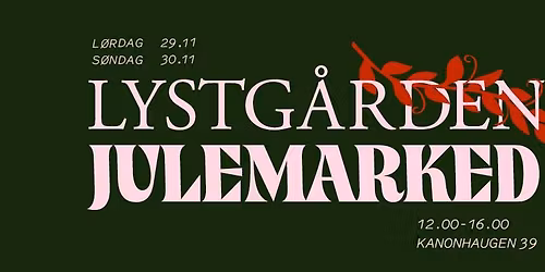 Julemarked p\u00e5 Lystg\u00e5rden