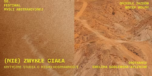 (Nie) zwyk\u0142e cia\u0142a - krytyczne studia o niepe\u0142nosprawno\u015bci