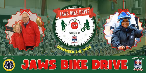 2026 Ron Jaworski Holiday Bike Drive Presented by NFL Alumni Association