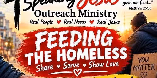 Speaking Jesus, Preaching the word and feeding the people.