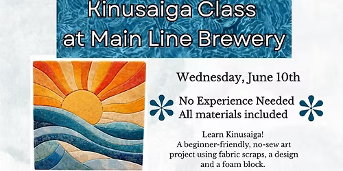 Kinusaiga at Main Line Brewery