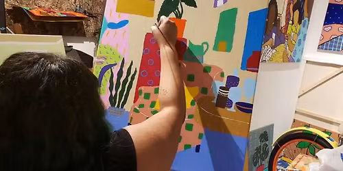 Sip N Paint with June Collie