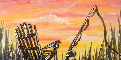 Beach Sunset Sip and Paint