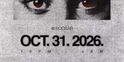 HALLOWEEN @ROCBAR