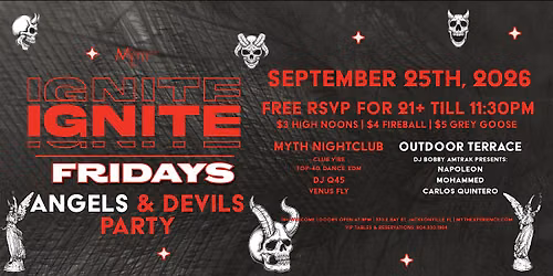IGNITE FRDAYS: Angels and Devils Party | Friday 09.25.26