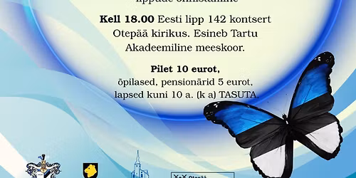 Eesti lipu 142. aastap\u00e4eva t\u00e4histamine Otep\u00e4\u00e4l