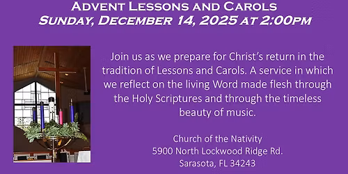 Advent Lessons and Carols