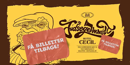 UDSOLGT! Tudsegammelt + support: Daimi & Louisiana Jazzband | Hotel Cecil, K\u00f8benhavn [ekstrakoncert]