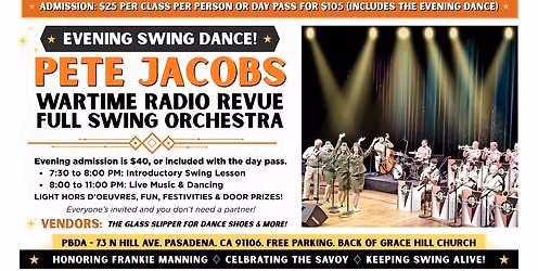 Celebrate Legendary Lindy Hopper, Frankie Manning & the Savoy Ballroom THIS SATURDAY, at PBDA!