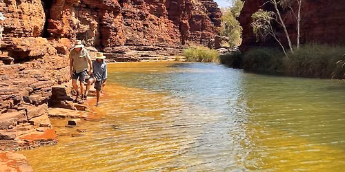 Explore Karijini National Park, camping at Stations along the way 