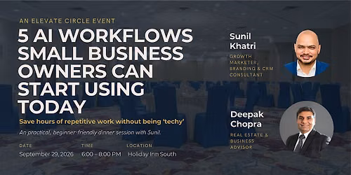 5 AI WORKFLOWS SMALL BUSINESS OWNERS CAN START USING TODAY