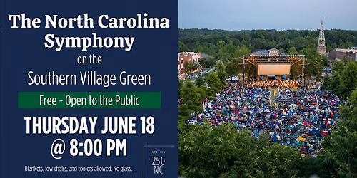 North Carolina Symphony on the Southern Village Green