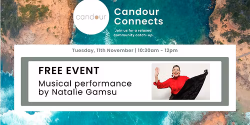 Candour Connects: Natalie Gamsu \u2014 Songs & Stories