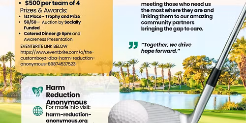 Golf tournament fundraiser