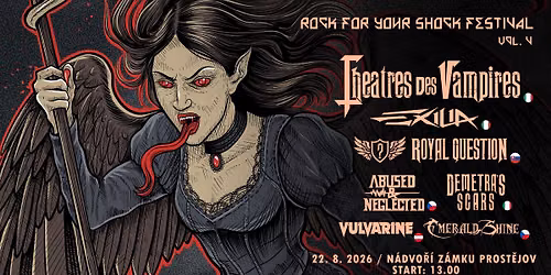 ROCK FOR YOUR SHOCK Vol.5 — Zámek Prostějov