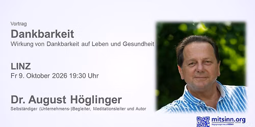 Vortrag \u2022 Dankbarkeit \u2022 Dr. August H\u00f6glinger