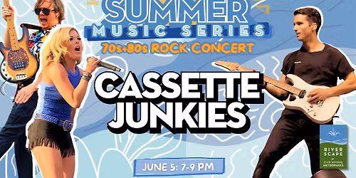 70s+80s Rock Concert with Cassette Junkies
