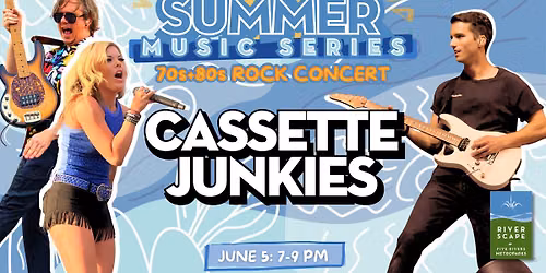 70s+80s Rock Concert with Cassette Junkies