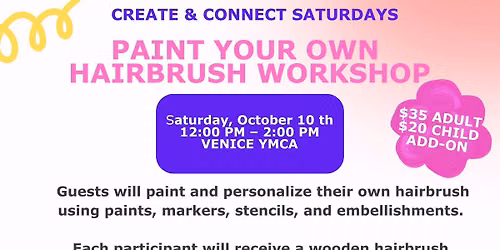 Create & Connect - Paint Your Own Hairbrush