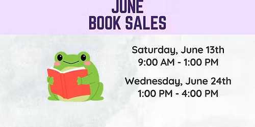 Friends of the Library June Book Sale