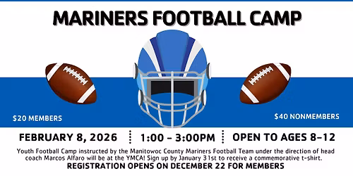 Mariners Football Camp at the Y