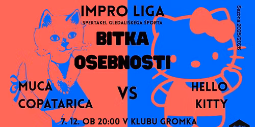 Impro liga: Muca Copatarica vs Hello Kitty