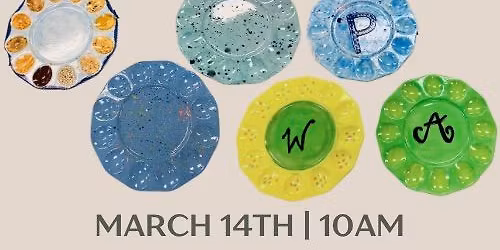 Egg Platter Glazing Workshop With ASH Studio