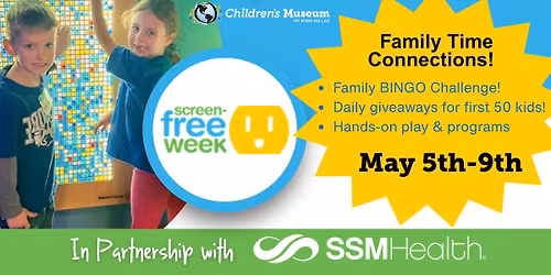Screen Free Week May 5-9