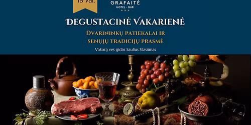 I\u0161parduota!Degustacin\u0117 Vakarien\u0117 