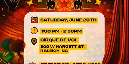Juneteenth Aerial and Flow Yoga Experience