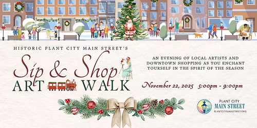 Sip & Shop Art Walk - Downtown Plant City, Florida