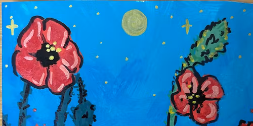 Remembrance Day Art Class \u2013 \u201cPoppies in Bloom\u201d