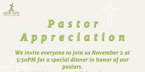 Pastor Appreciation