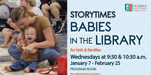 Babies in the Library Storytime (kids & families)