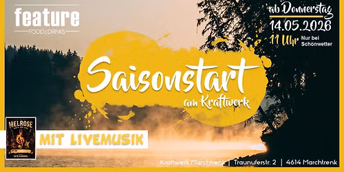 Saisonstart am Kraftwerk \ud83c\udf79\u2600\ufe0f