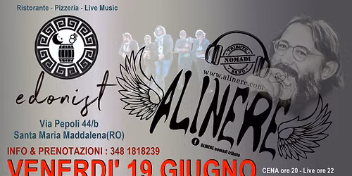 ALINERE live EDONIST Santa Maria Maddalena (RO)